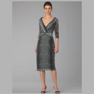 NWT Vintage Todashi mesh leopard dress. Small.